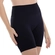 Bermuda Fitness DelRio Feminina Adulto Sem Costura Cintura Alta Microfibra - 012-PRETO