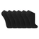 Kit 6 Pares Meias Cano Curto Esportivas Trifil Adulto Unissex - 901-PRETO