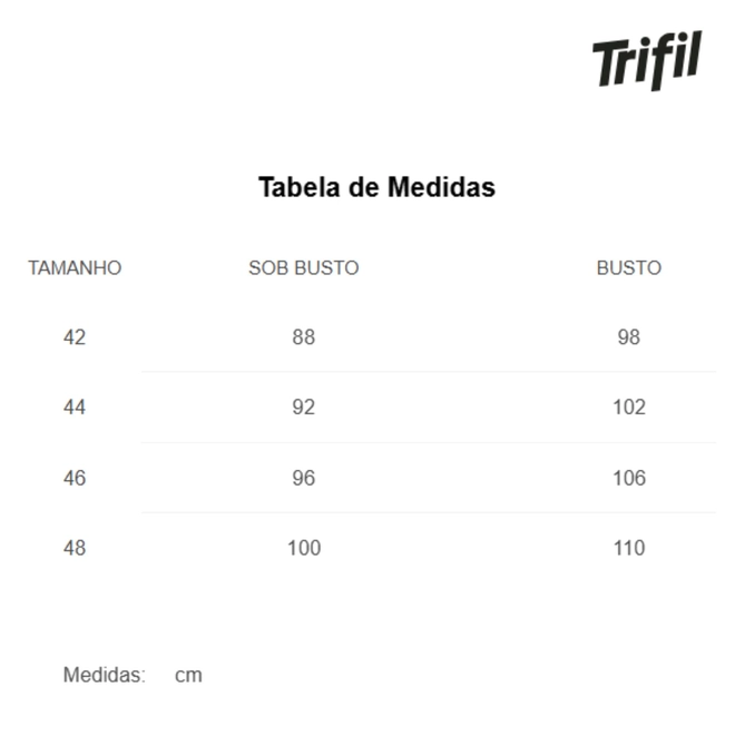 Tabela de Medidas