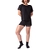 Pijama Lupo Feminino Adulto Manga Curta Viscose Com Elastano - 9990-PRETA
