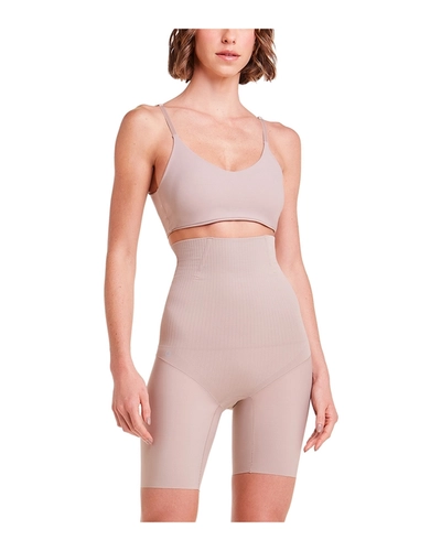 Bermuda Modeladora Abdominal Plie Control Long em Microfibra