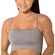 Top Trifil Feminino Adulto Alças Finas Canelado Sem Costura - 630-CINZA MESCLA