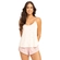 Pijama Short Doll DelRio Adulto De Alças Finas Estampado Liganete - nt-coracoes poa e listra