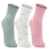 Kit 3 Pares Meias Soquete Lupo Adulto Feminino Algodão Cores Sortidas - 0928-VERDE/OFF/ROSE