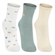 Kit 3 Pares Meias Soquete Lupo Adulto Feminino Algodão Cores Sortidas - 0926-OFF/VERDE/AREIA