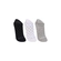 Kit 3 Pares Meias Sapatilha Invisível Lupo Adulto Feminina Cores Sortidas - 0900-branca