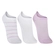 Kit 3 Pares Meias Sapatilha Lupo Adulto Feminino Algodão Cores Sortidas - 0934-BCO/LIST