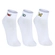 Kit 3 Pares Meias Sapatilha Lupo Adulto Feminino Algodão Cores Sortidas - 0936-BRANCO