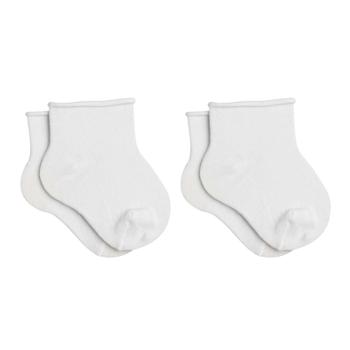 Kit 2 Pares Meias Sem Punho Lupo Baby Unissex Bebê Algodão