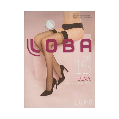 Meia 7/8 Loba Lupo Tradicional Fio 15 Poliamida