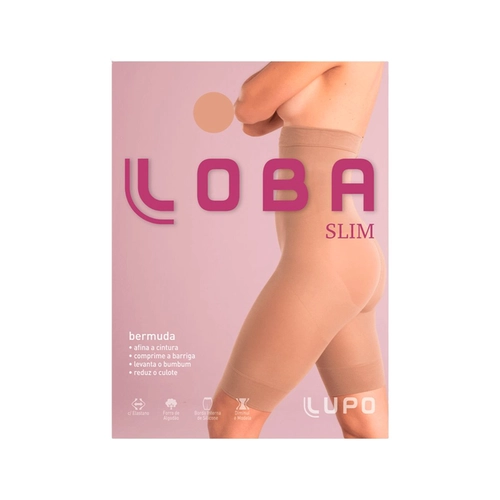 Bermuda Cinta Modeladora Loba Slim Adulto Feminina
