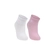Kit 2 Pares De Meias Soquete Lupo Bebê Unissex Algodão - 0903-branco/rosa