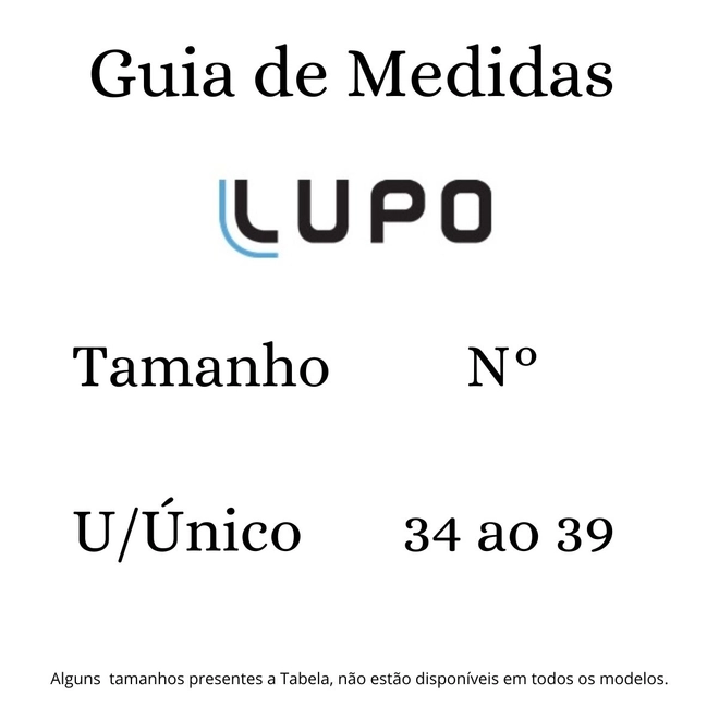 Tabela de Medidas