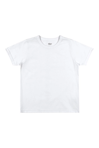 Camiseta Elian Juvenil Masculina Básica Manga Curta Em Algodão