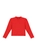 Blusa Manga Longa Marialícia Feminina Adulto Canelada Gola Alta Em Poliviscose - vermelho-vermelho
