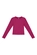 Blusa Manga Longa Marialícia Adulto Feminina Lisa Básica Em Cotton - bordo-bordo
