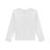 Camiseta Manga Longa Kyly Masculina Juvenil Básica Com Punho Meia Malha Algodão - 0001-BRANCO-0001-BRANCO