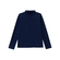 Blusa Manga Longa Gola Alta Kyly Feminino Juvenil Básica Em Cotton - azul marinho-6826