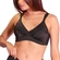 Sutiã Duloren Tradicional Sem Bojo Com Renda Linea Sensualité - PRETO-PRETO