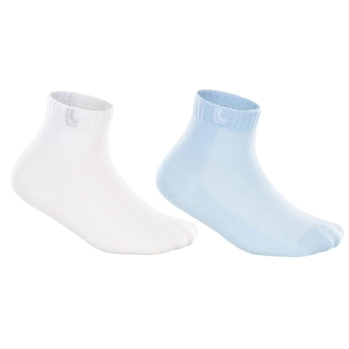 Kit 2 Pares Meias Soquete Lupo Baby Unissex Bebê Algodão