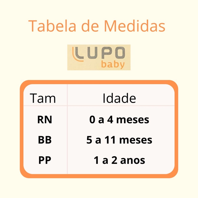 Tabela de Medidas