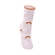 Meia Cano Médio Lupo Kids Feminina Infantil Estampadas Algodão - 1120-BRANCO/LARANJA