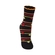 Meia Cano Médio Lupo Kids Feminina Infantil Estampadas Algodão - 9990-PRETO/LARANJA