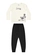 Pijama Manga Longa Elian Infantil Masculino "Brilha No Escuro" Carros Algodão 4/8 - NATURAL-NATURAL