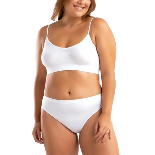 Sutiã Top Alças She Adulto Básico Microfibra Sem Costura