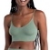 Sutiã Top Alças She Adulto Básico Microfibra Sem Costura - VD09-VERDE