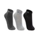 Kit 3 Pares Meias Lupo Masculina Adulto Esportivas Cano Curto Walk Unissex Algodão - 0916-SORTIDA