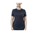 Camiseta Fitness Elite Feminina Adulto Manga Curta Running Slim Em Microfibra - PRETO-PRETO