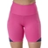 Bermuda Fitness Elite Adulto Feminina Com Bolsos Lateral e Recortes Em Tela - pink-pink