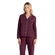 Pijama Americano Manga Longa She Feminino Adulto Em Algodão - VM05-VERMELHO BORDO