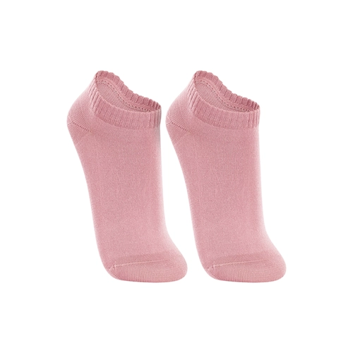 Kit 2 Pares Meias Cano Curto Lupo Feminina Adulto Básica Em Algodão