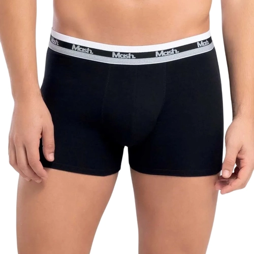 Cueca Boxer Mash Adulto Com Elástico Bordado Em Cotton