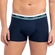 Cueca Boxer Mash Adulto Com Elástico Bordado Em Cotton - AZ08-AZUL