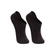 Kit 2 Pares Meias Sapatilha Lupo Feminina Adulto Básica Em Algodão - 0901-preto