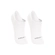 Kit 2 Pares Meias Sapatilha Invisível Lupo Kids Unissex Infantil Algodão - 0900-BRANCO