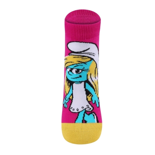 Meia Cano Curto Lupo Kids Smurfs e Peyo© Infantil Unissex