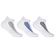 Kit 3 Pares Meias Cano Curto Hoahi Adulto Masculina Em Algodão - BRANCO-BRANCO