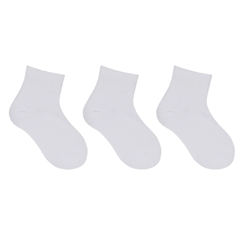 Kit 3 Pares Meias Cano Curto Hoahi Juvenil Unissex Em Algodão