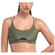 Top Fitness She Adulto Com Bojo Removível Canelado Em Microfibra - VD07-VERDE
