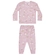 Pijama Manga Longa Elian Infantil Feminino Estampado Em Algodão 4/8 - rosa-rosa
