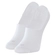 Kit 2 Pares Meia Sapatilha Super Invisível She Feminina Adulto Algodão - BR00-BRANCO