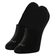 Kit 2 Pares Meia Sapatilha Super Invisível She Feminina Adulto Algodão - PT00-PRETO