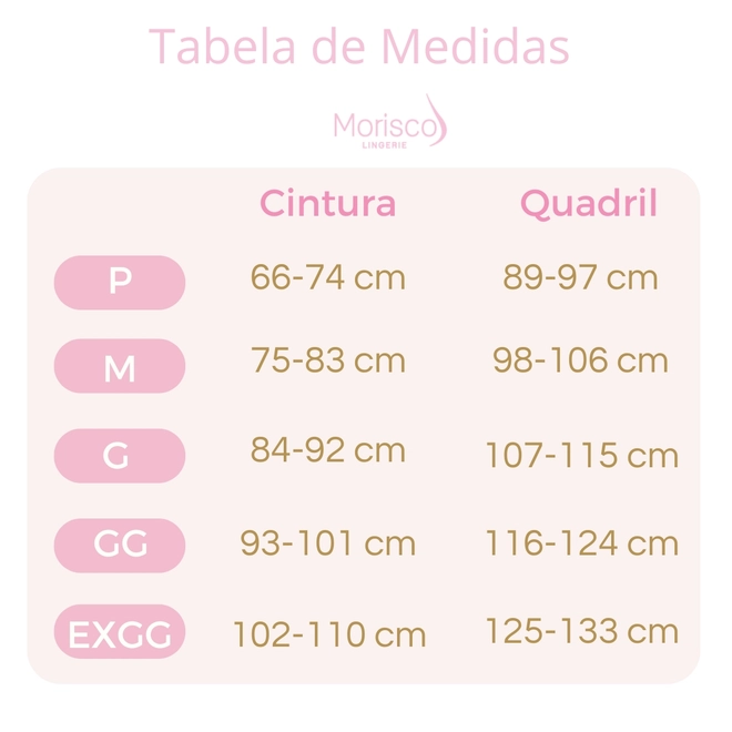 Tabela de Medidas