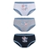 Kit 3 Calcinhas Lupo Infantil Disney Stitch Algodão - 0910-mesc/pto/bco