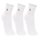 Kit 3 Pares Meias Cano Médio Lupo Sport Masculina Adulto Esportiva Algodão - 0900-BRANCO
