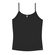 Blusa Regata De Alcinha Marialícia Feminina Adulto Básica Em Viscose - PRETO-PRETO
